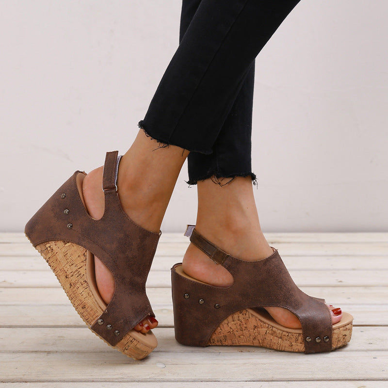 sandales romaines pour femmes avec bouche de poisson