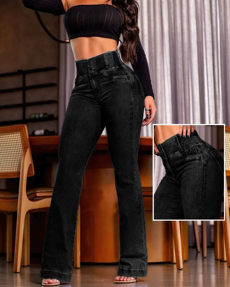 Jean sexy élégant taille haute