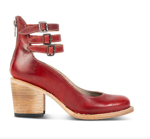 Escarpins à talons hauts pour femme à imprimé serpent et triple bride