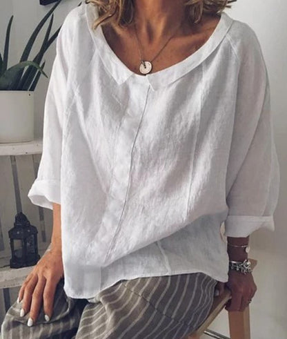 Blouse femme élégante manches longues casual