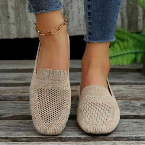 Baskets confort femme bout rond